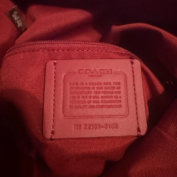 Coach Pink Leather Pennie Shoulder Bag - Picture 6 of 6